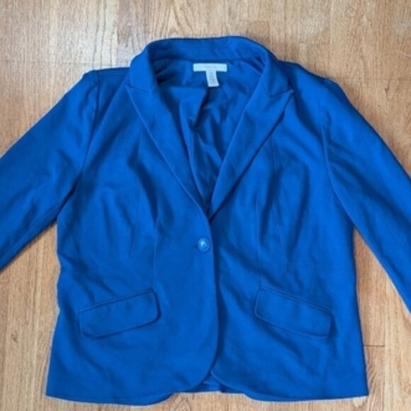 Chico’s Blazer 💙✨ Size 3 (XL/16) - Picture 1 of 9